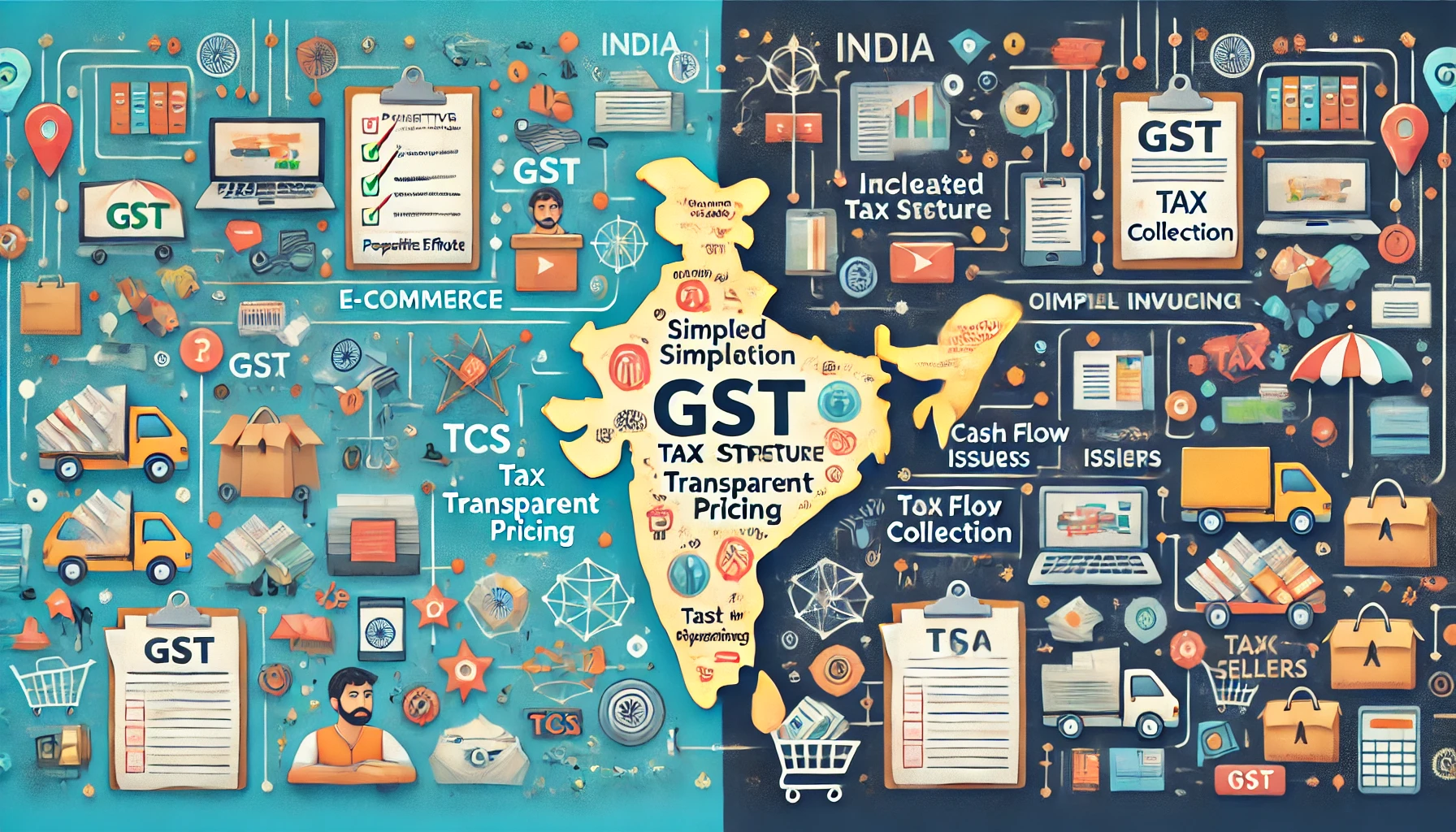 How GST Taxation Impacts E-Commerce in India