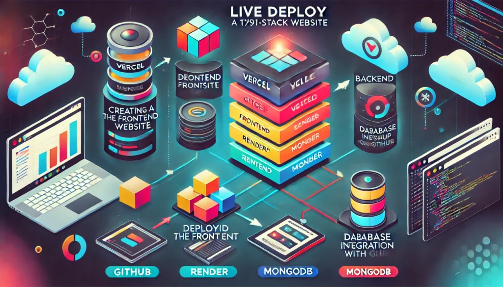 How to Live Deploy a Full-Stack Website with Vercel, Render, and MongoDB: A Step-by-Step Guide