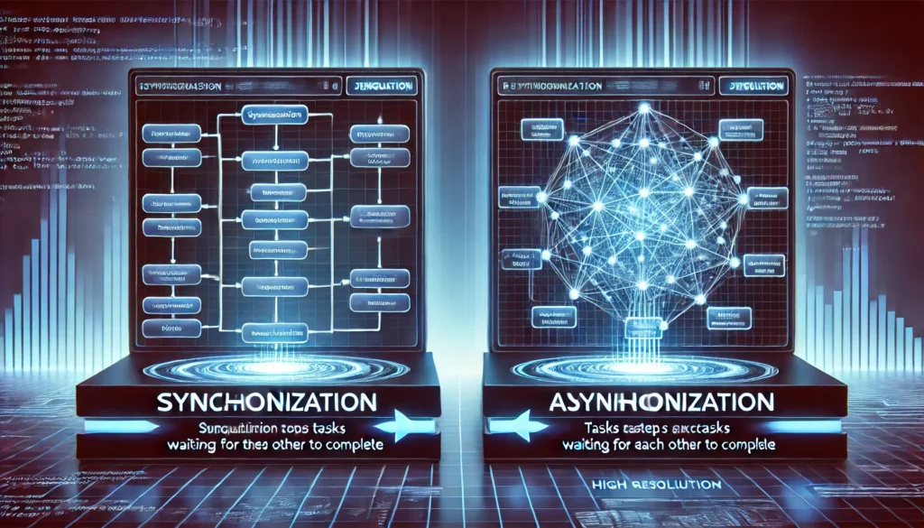 Synchronization vs Asynchronization: Key Difference programing