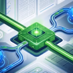 Abstract self-hosted AI gateway routing traffic from a primary model path to backup provider nodes