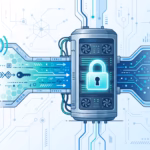 Illustration of two AI agents exchanging tasks through a secure OpenClaw gateway